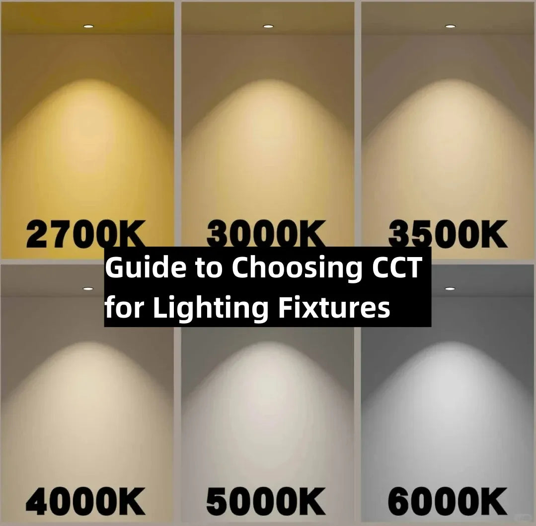 How to choose different CCT for lighting fixtures in different rooms?