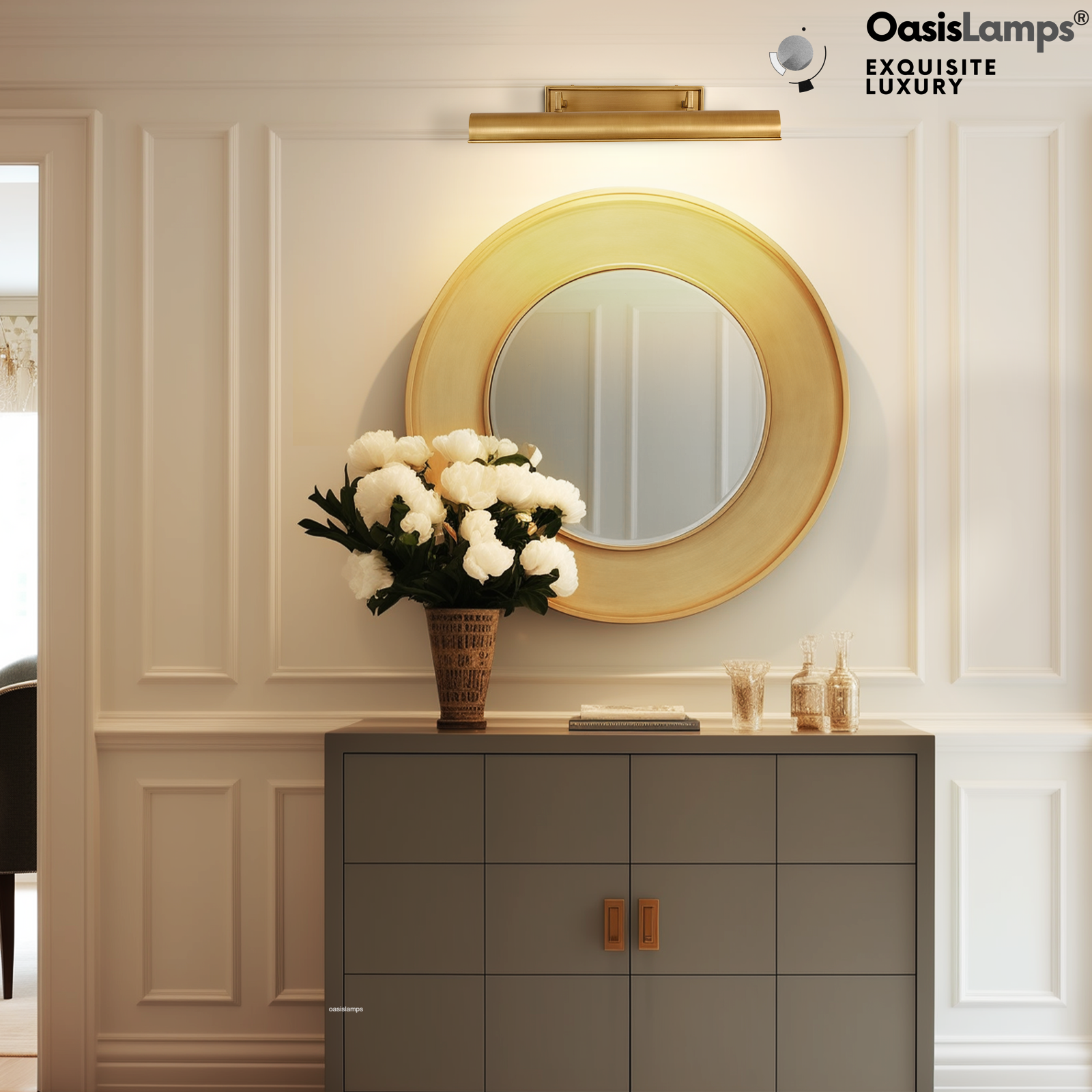 Galleria Brass/Bronze Picture Light 18" 24"#Color_Brass,size_24"