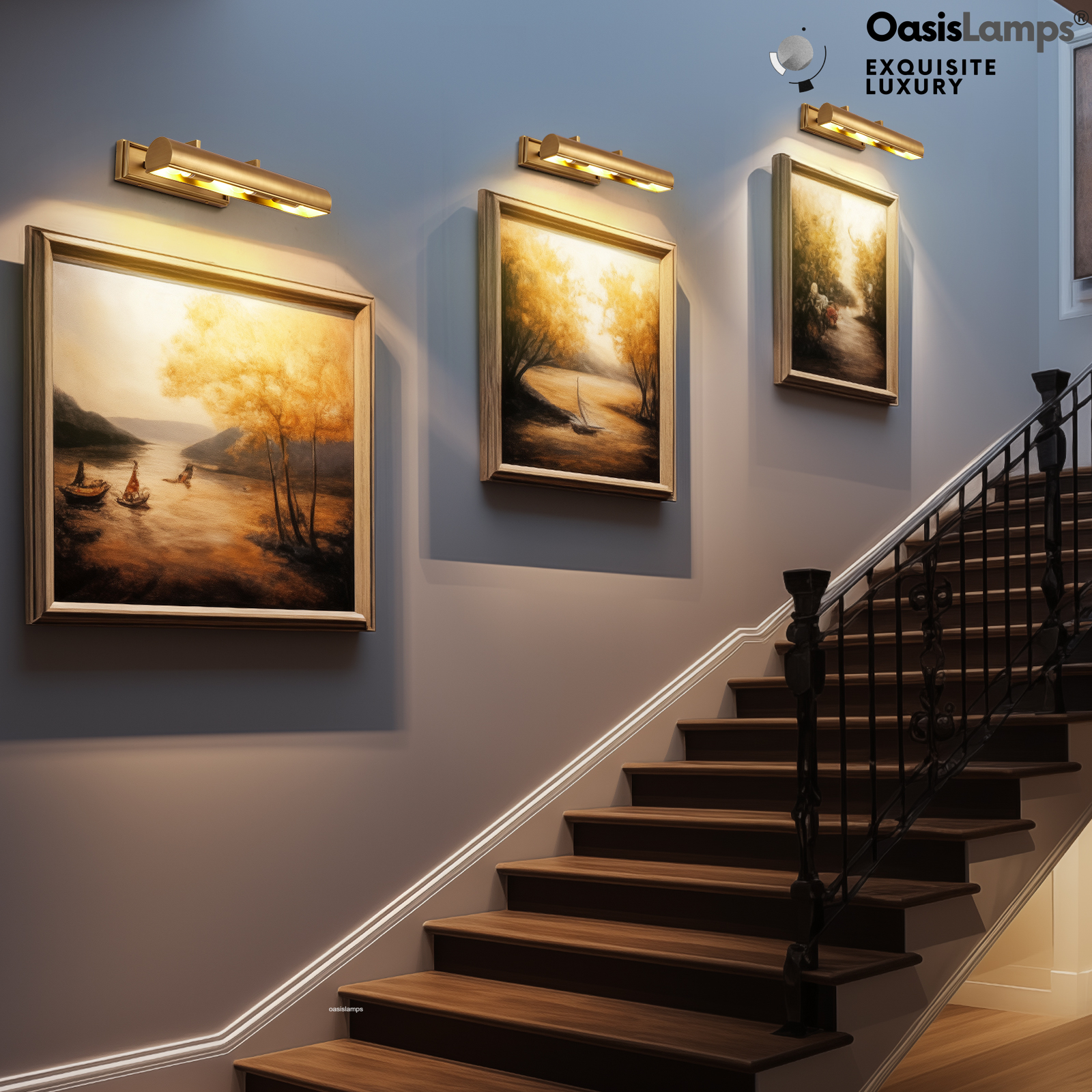 Galleria Brass/Bronze Picture Light 18" 24"#Color_Brass,size_18"