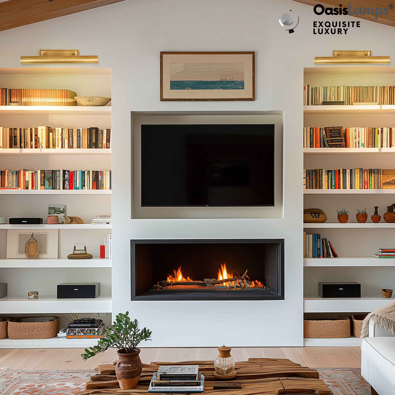 Galleria Brass/Bronze Picture Light 18" 24"#Color_Brass,size_24"