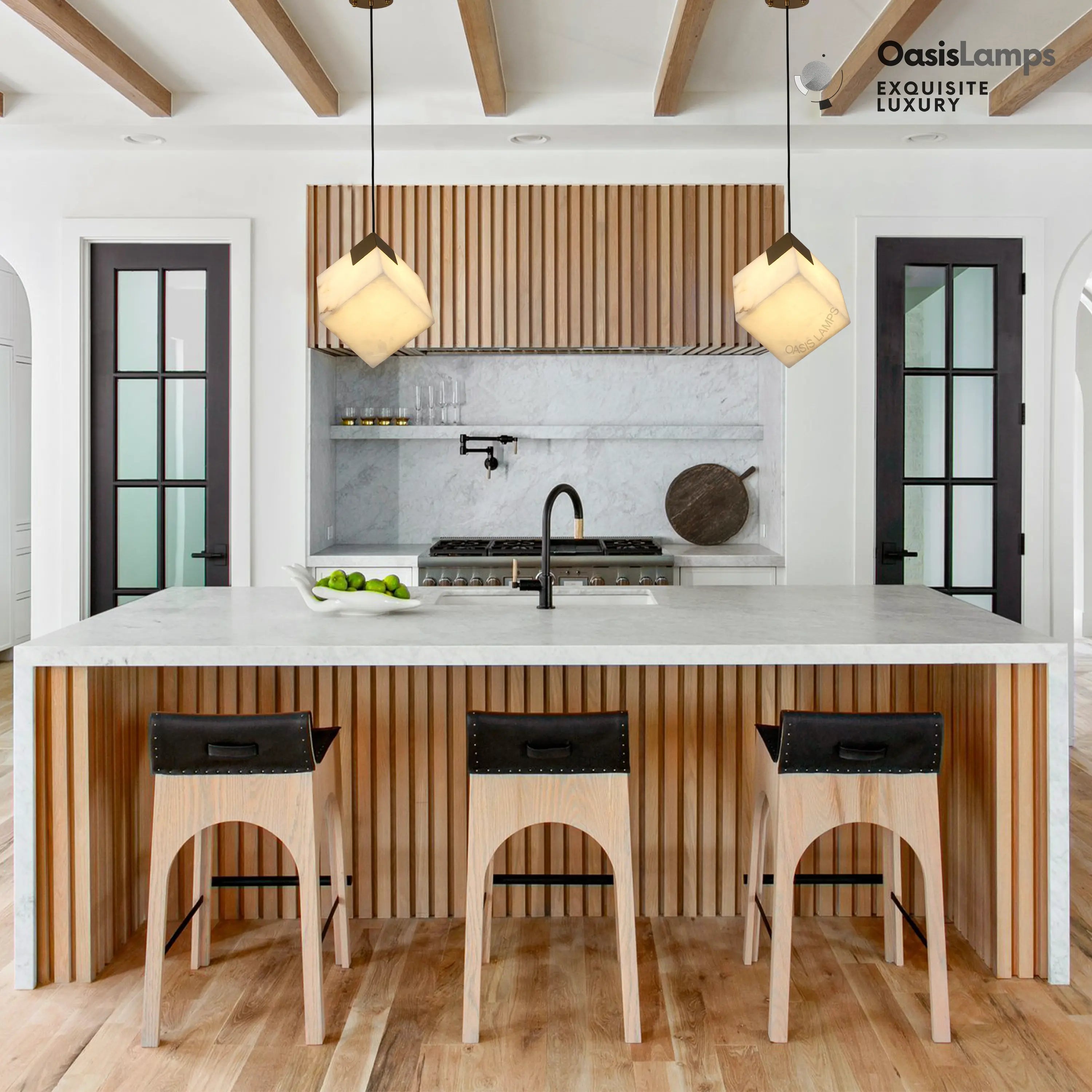 Dave Alabaster Pendant Light