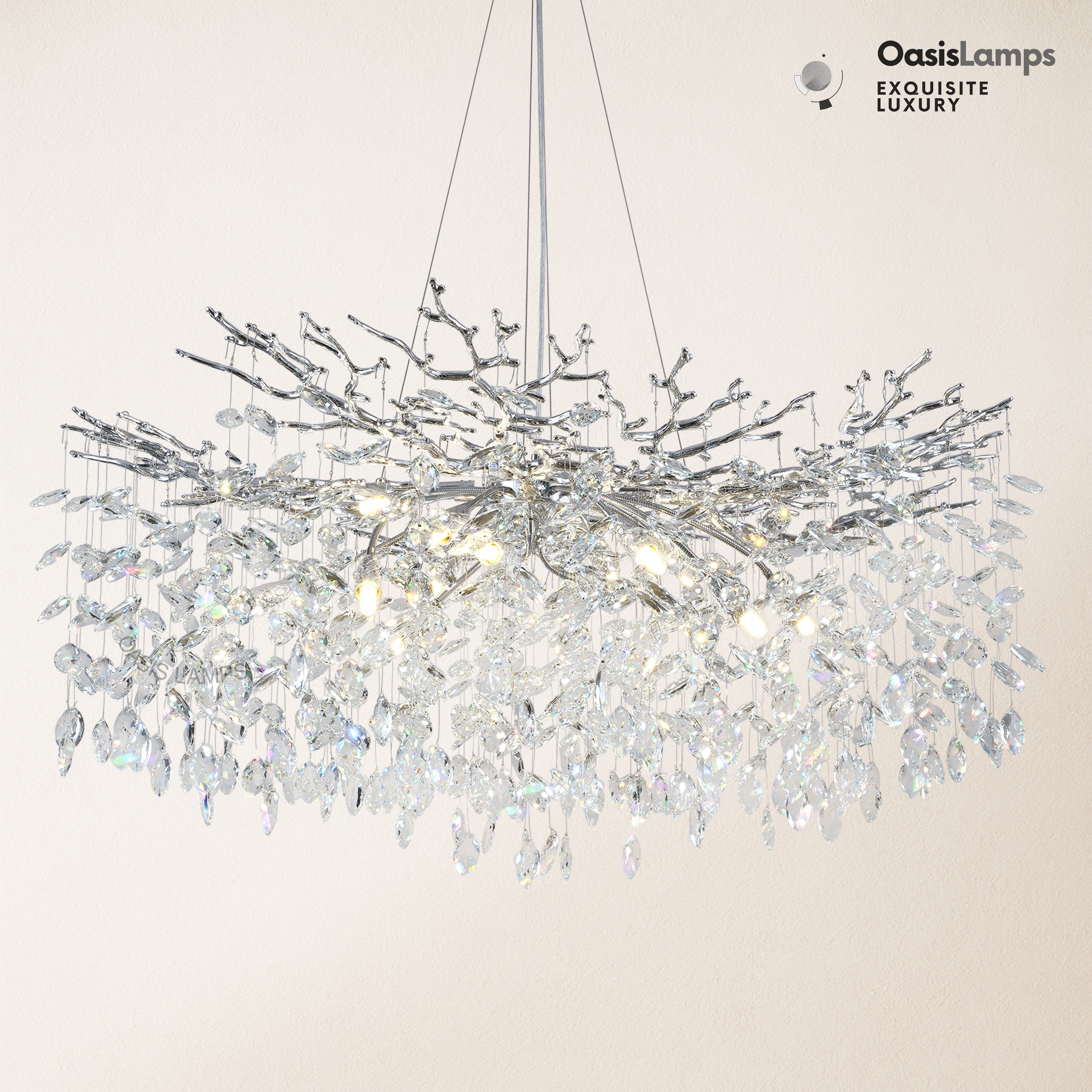 Ice Eyes Tree Branch Chandelier for All rooms 47"