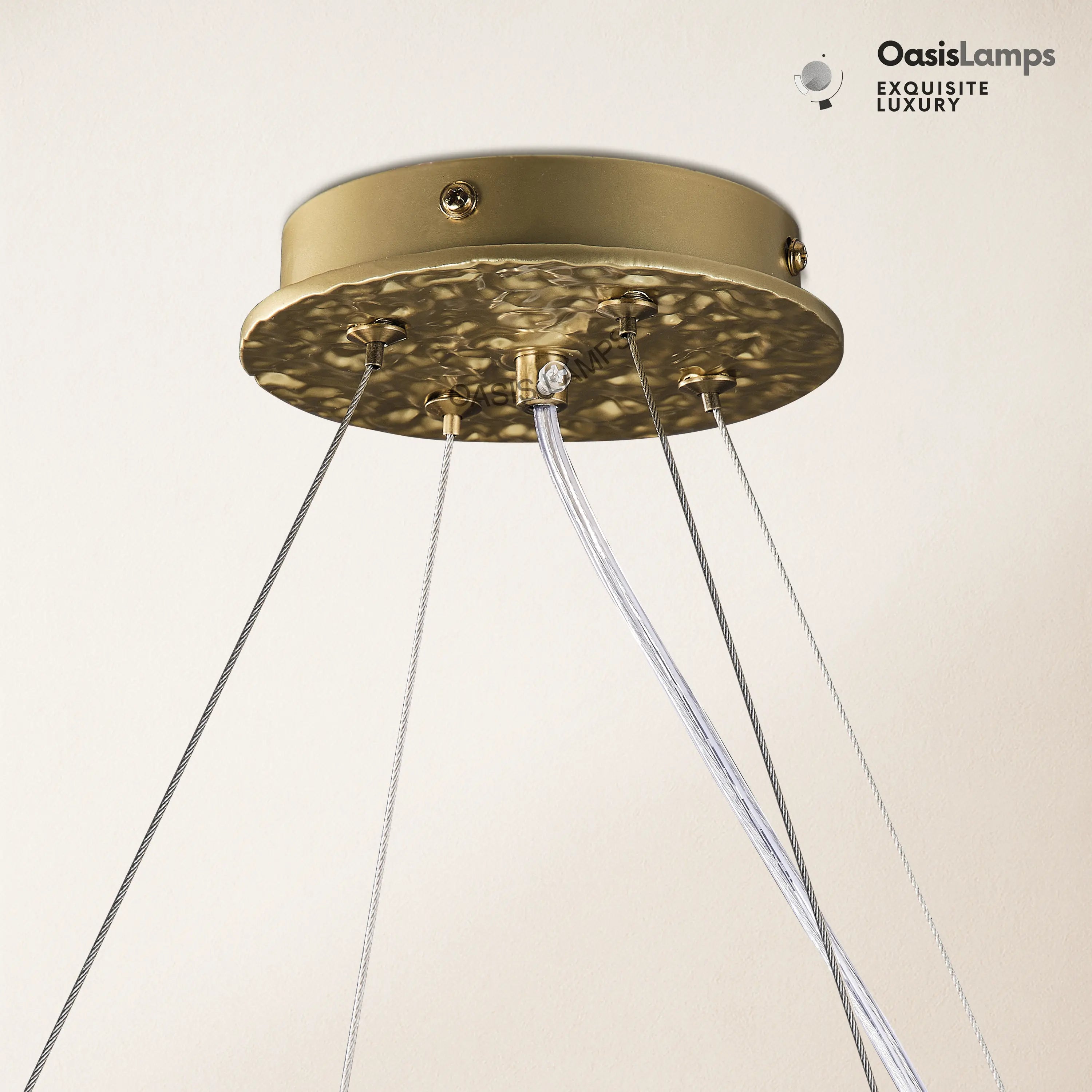 Snow Tree Branch Chandelier 47''D#Color_brass