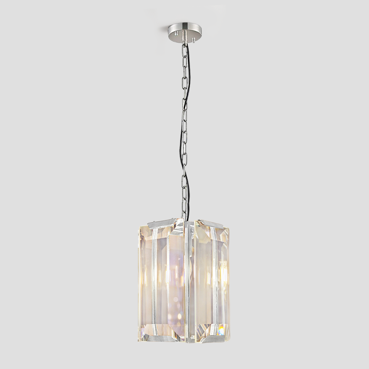 Tundra Square Crystal Pendant