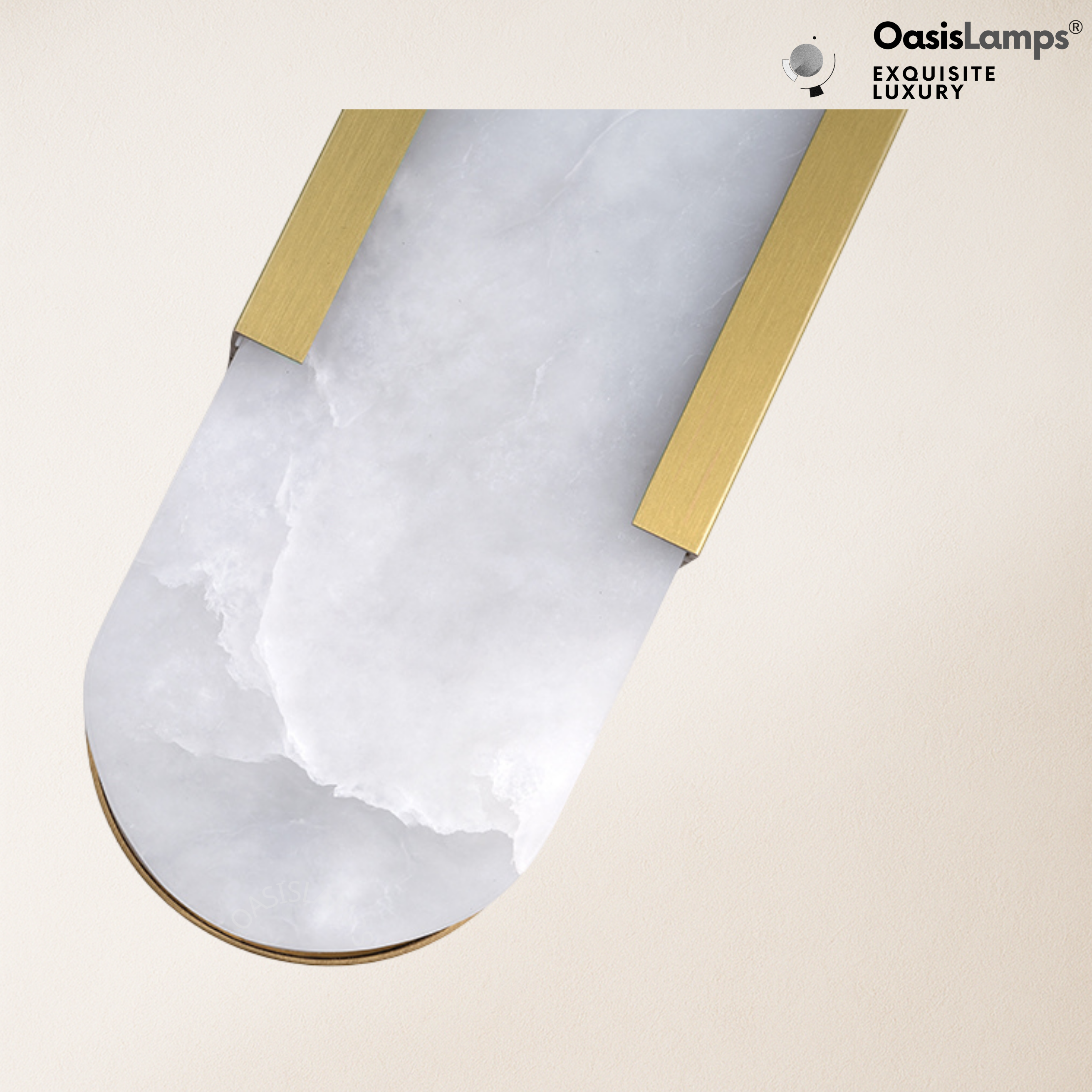 OpalEdge Alabaster Wall Sconces 13.8" 20"H#Color_Brass