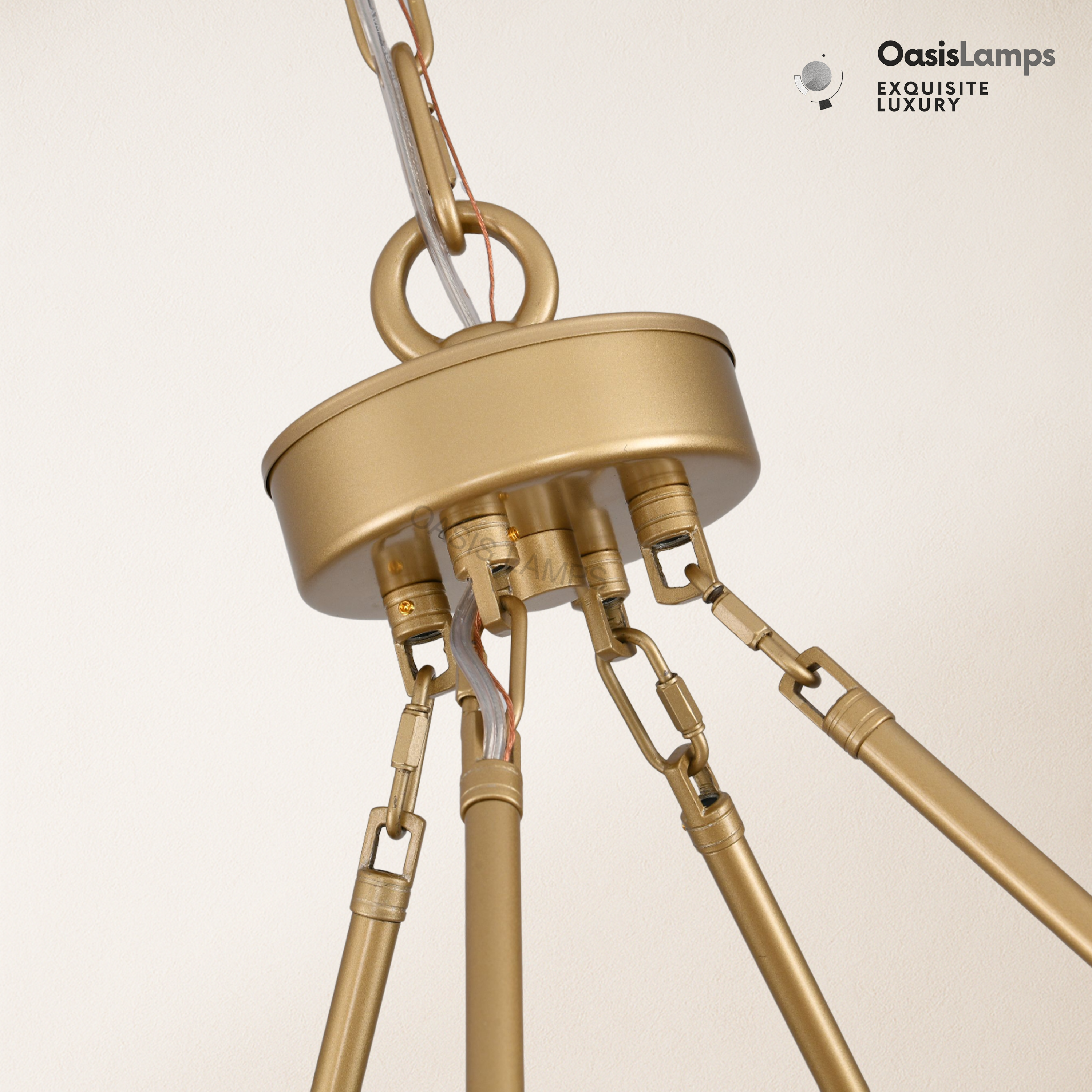 Vellum Round Chandelier 24" 36" 48" 59"D#color_brass