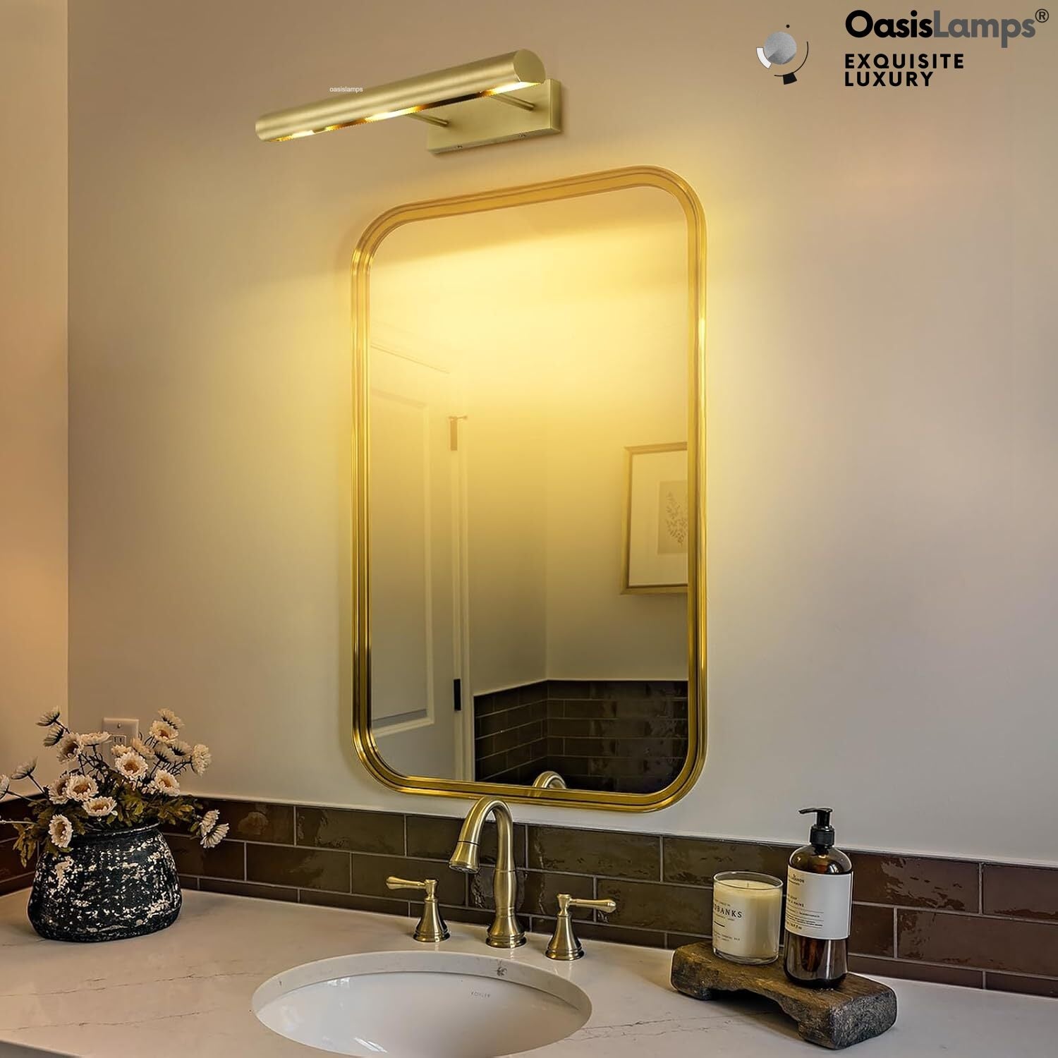 ArtGlow Picture Light Wall Sconce 18" 24" 30"W#Color_Brass,size_18"