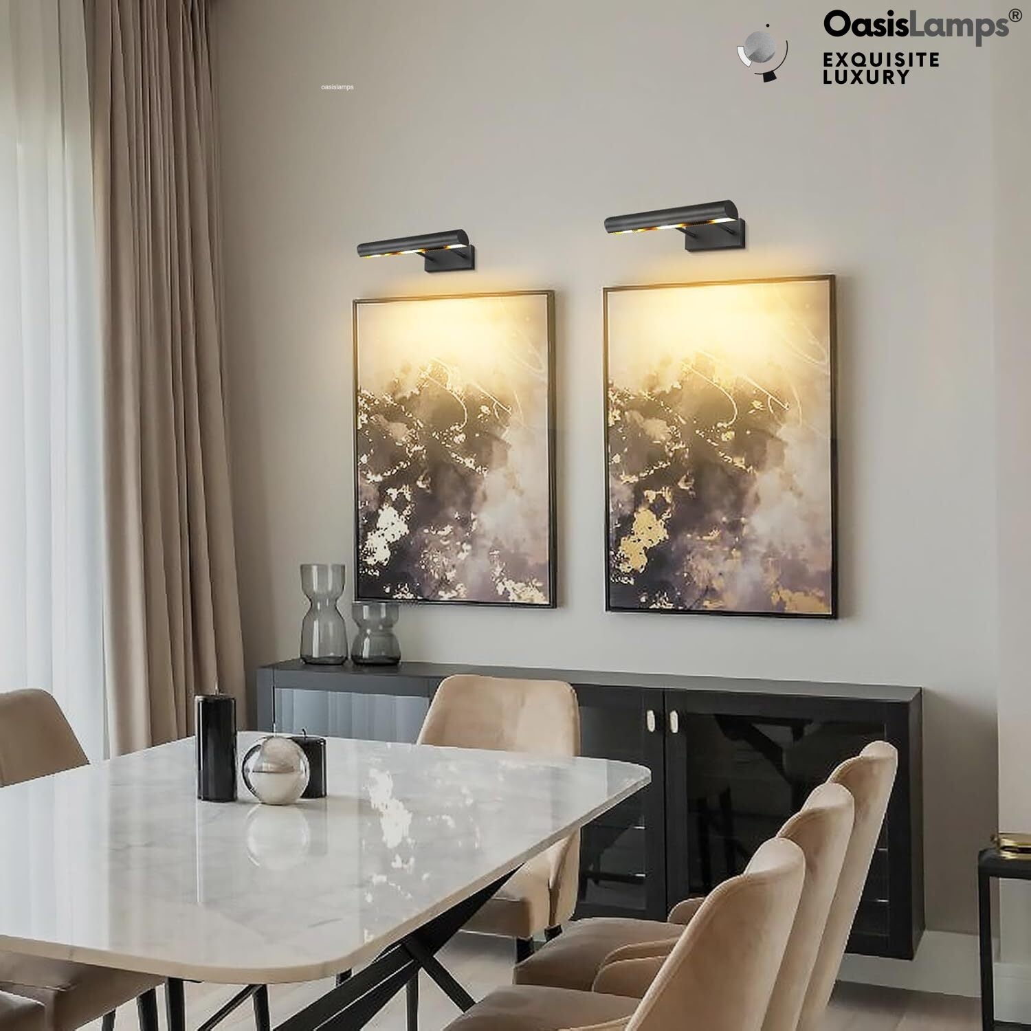 ArtGlow Picture Light Wall Sconce 18" 24" 30"W#Color_Black,size_18"