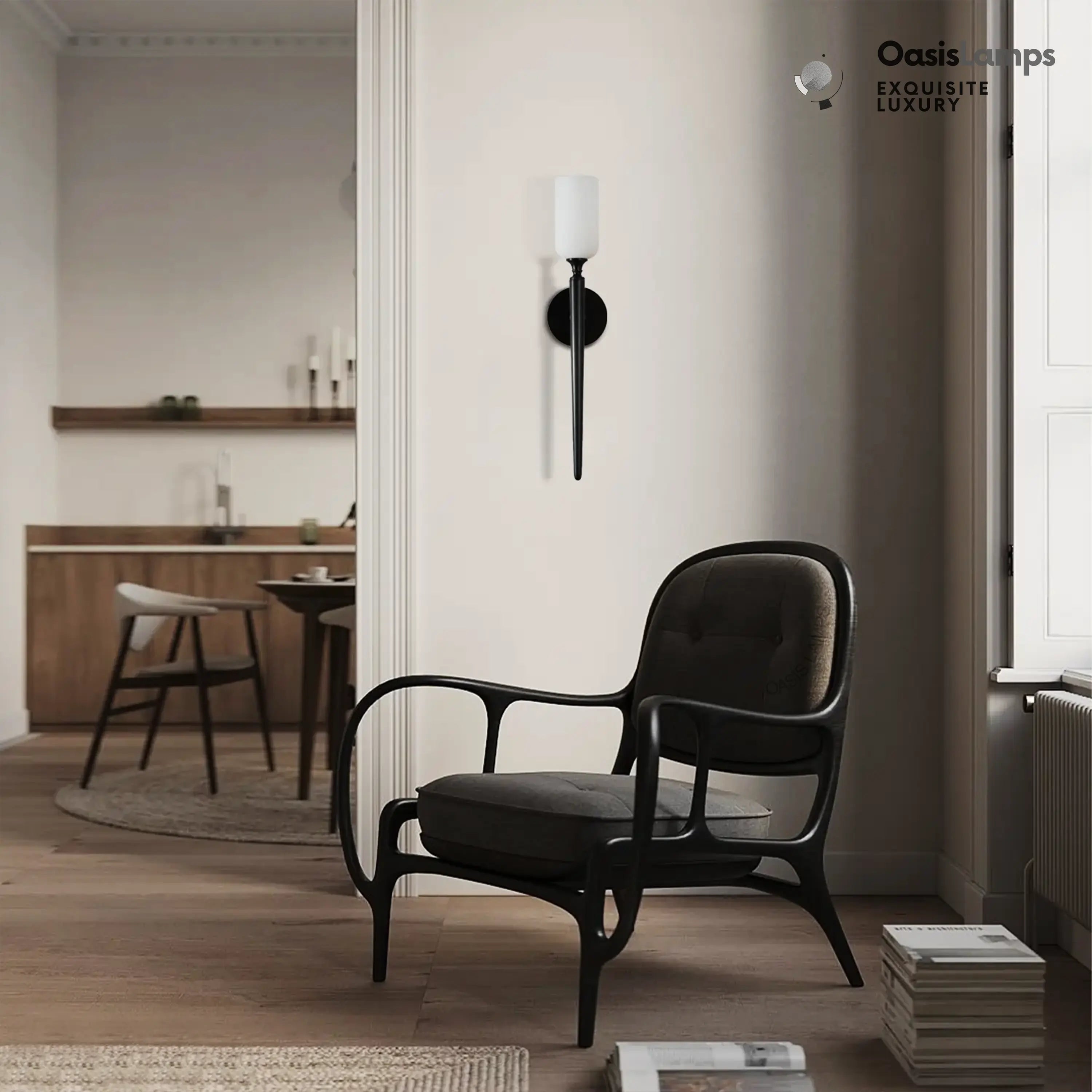 Axis Alabaster 1 Light Wall Sconce 21.6"H#color_bronze