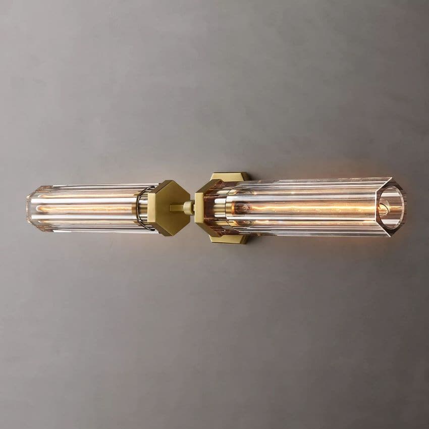 Lambe Hexagonal Grand Linear Wall Sconce