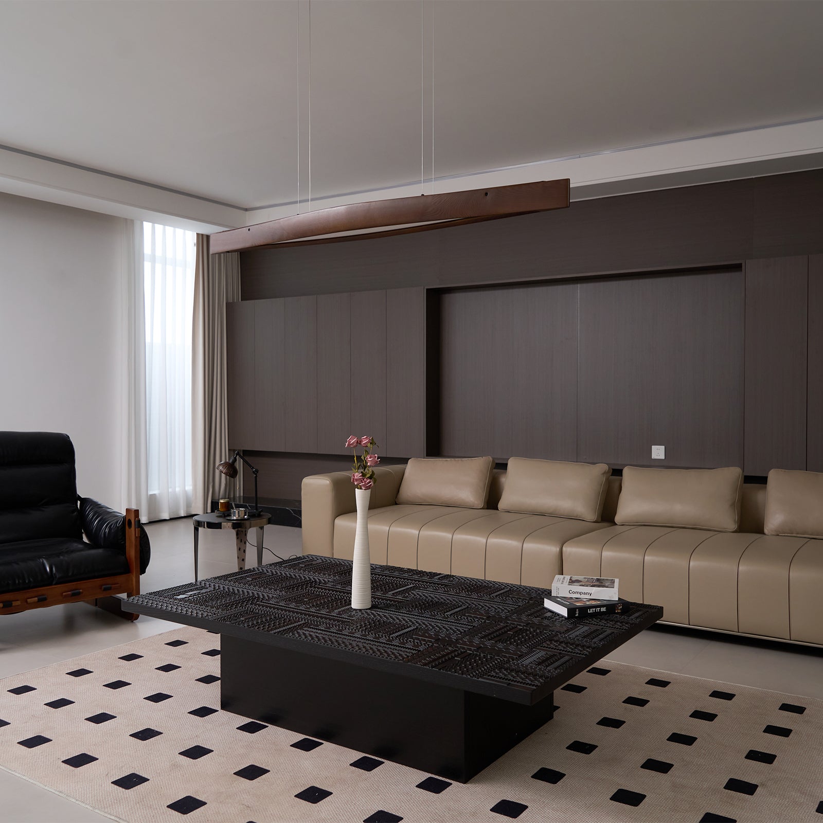Horizon Linear Wood Pendant Lamp