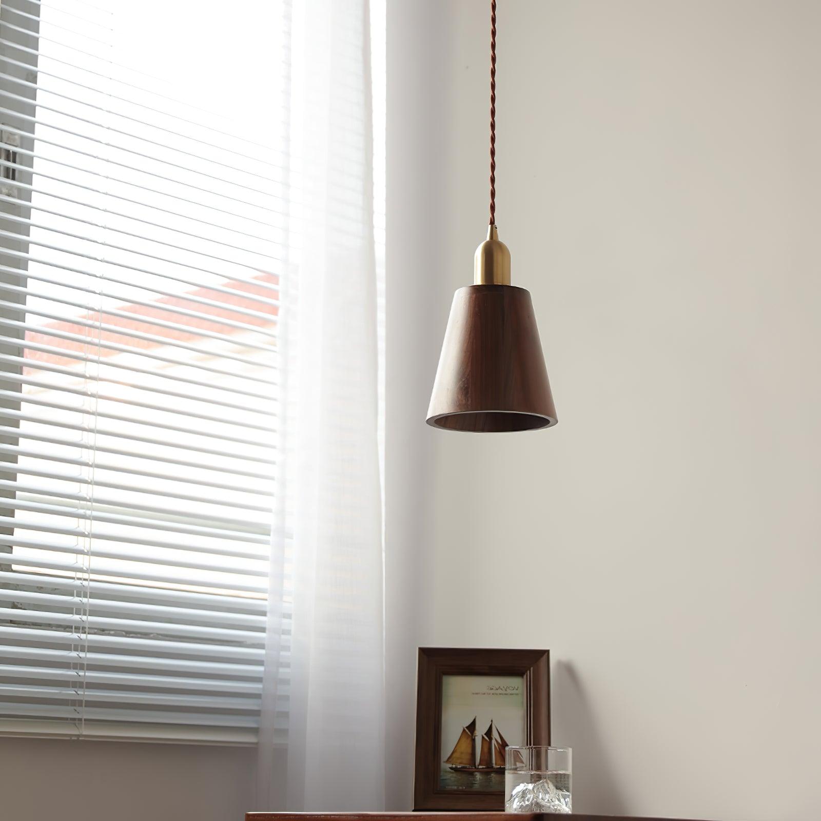 Lyfa Walnut Pendant Light