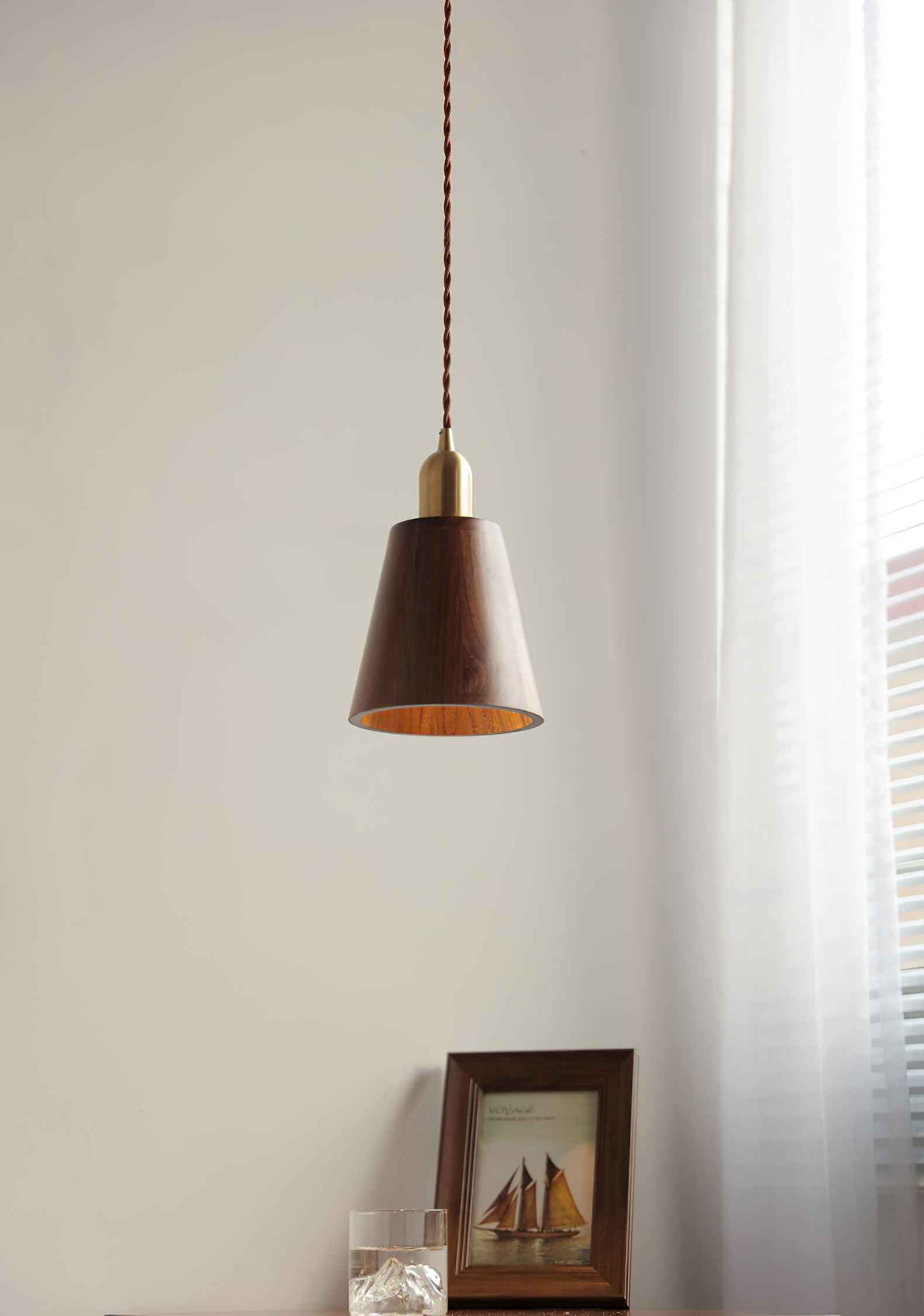 Lyfa Walnut Pendant Light