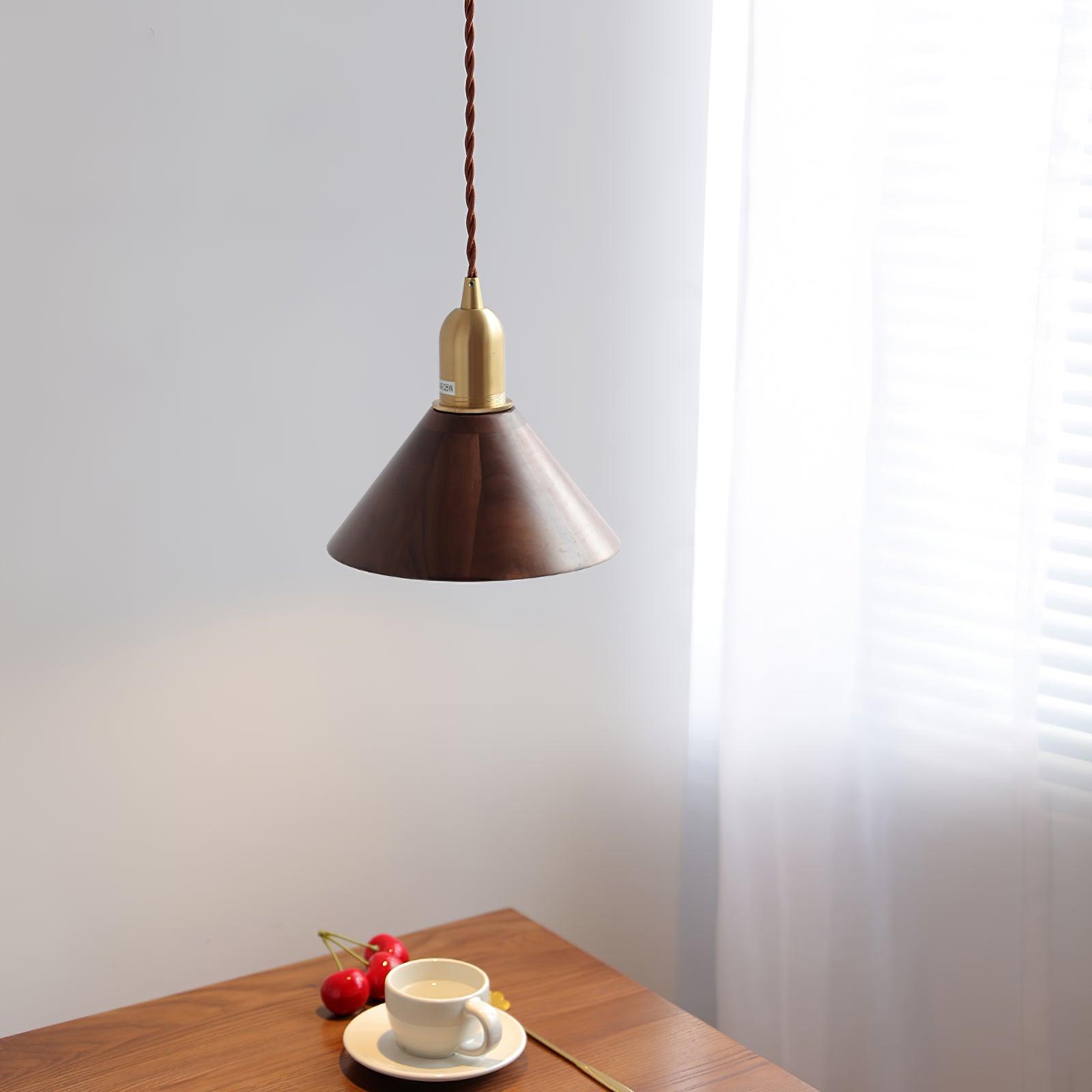 Lyfa Walnut Pendant Light
