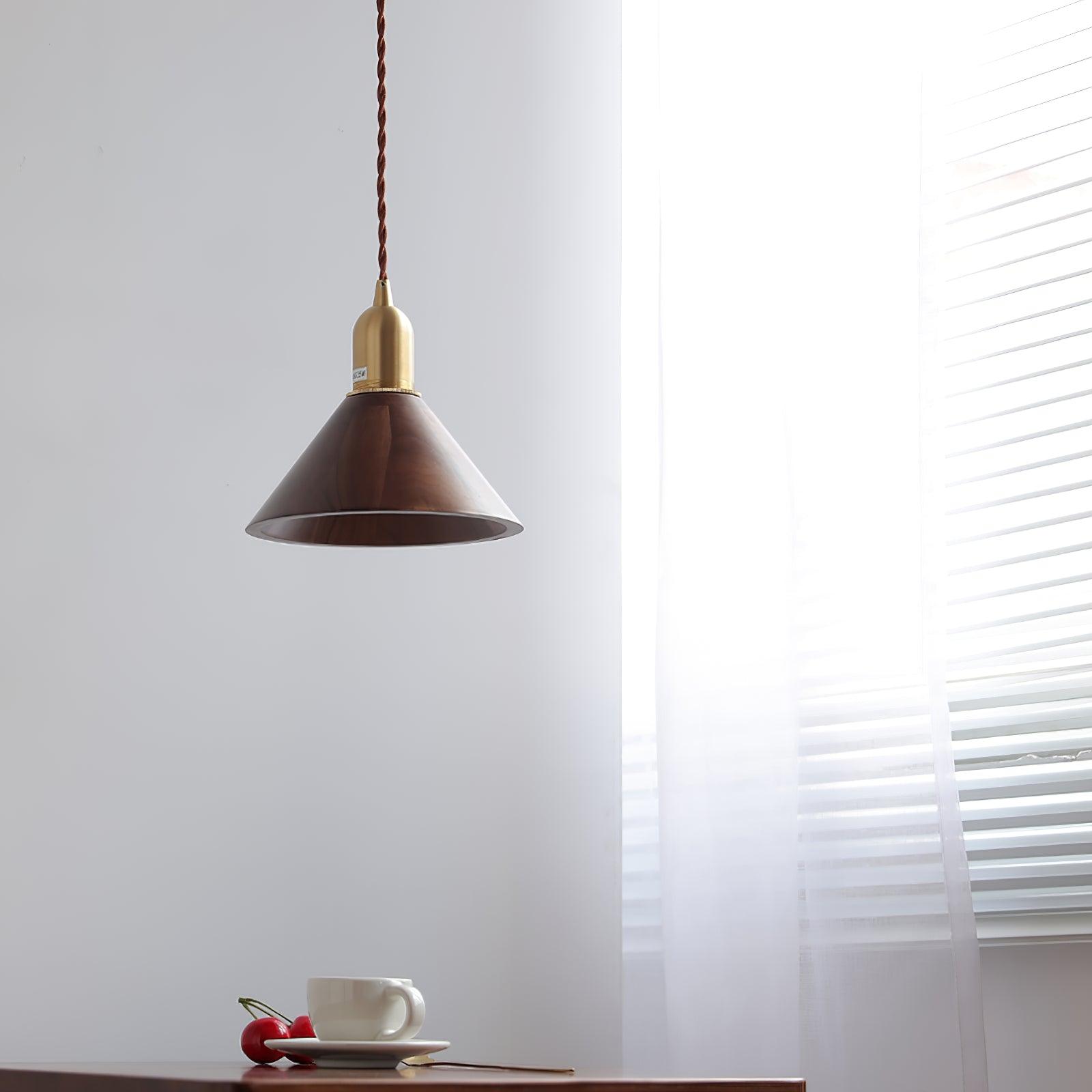 Lyfa Walnut Pendant Light