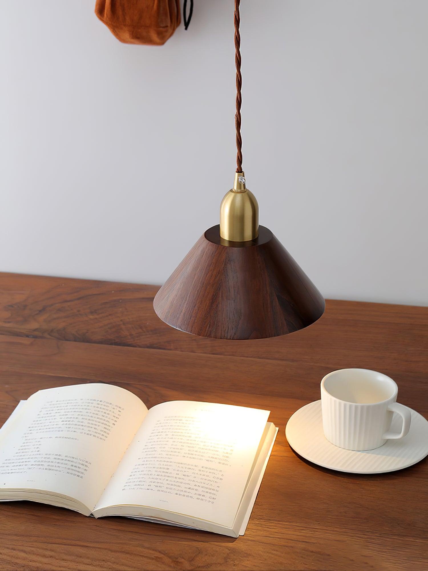 Lyfa Walnut Pendant Light
