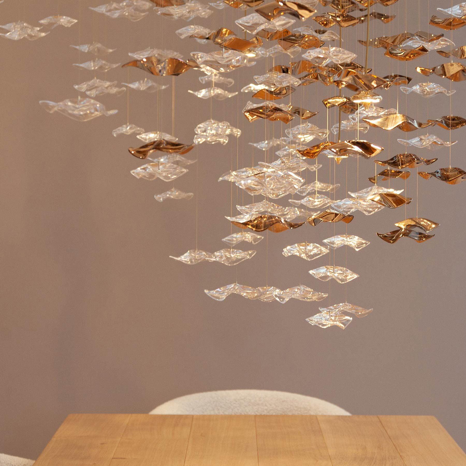 Tidal Art Glass Pendants