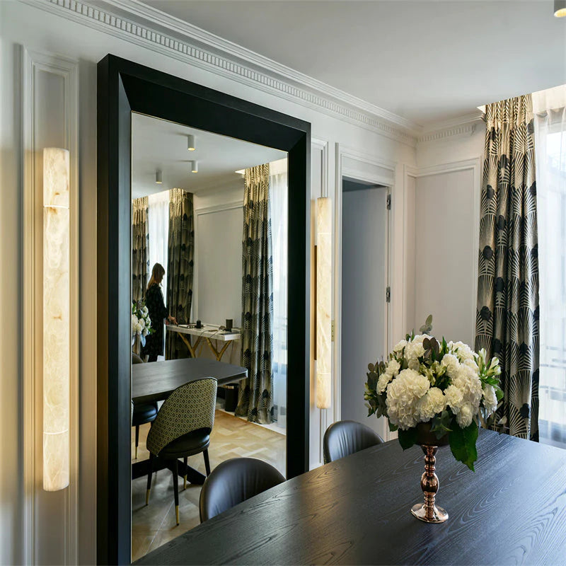 Venus Modern Alabaster Wall Sconce