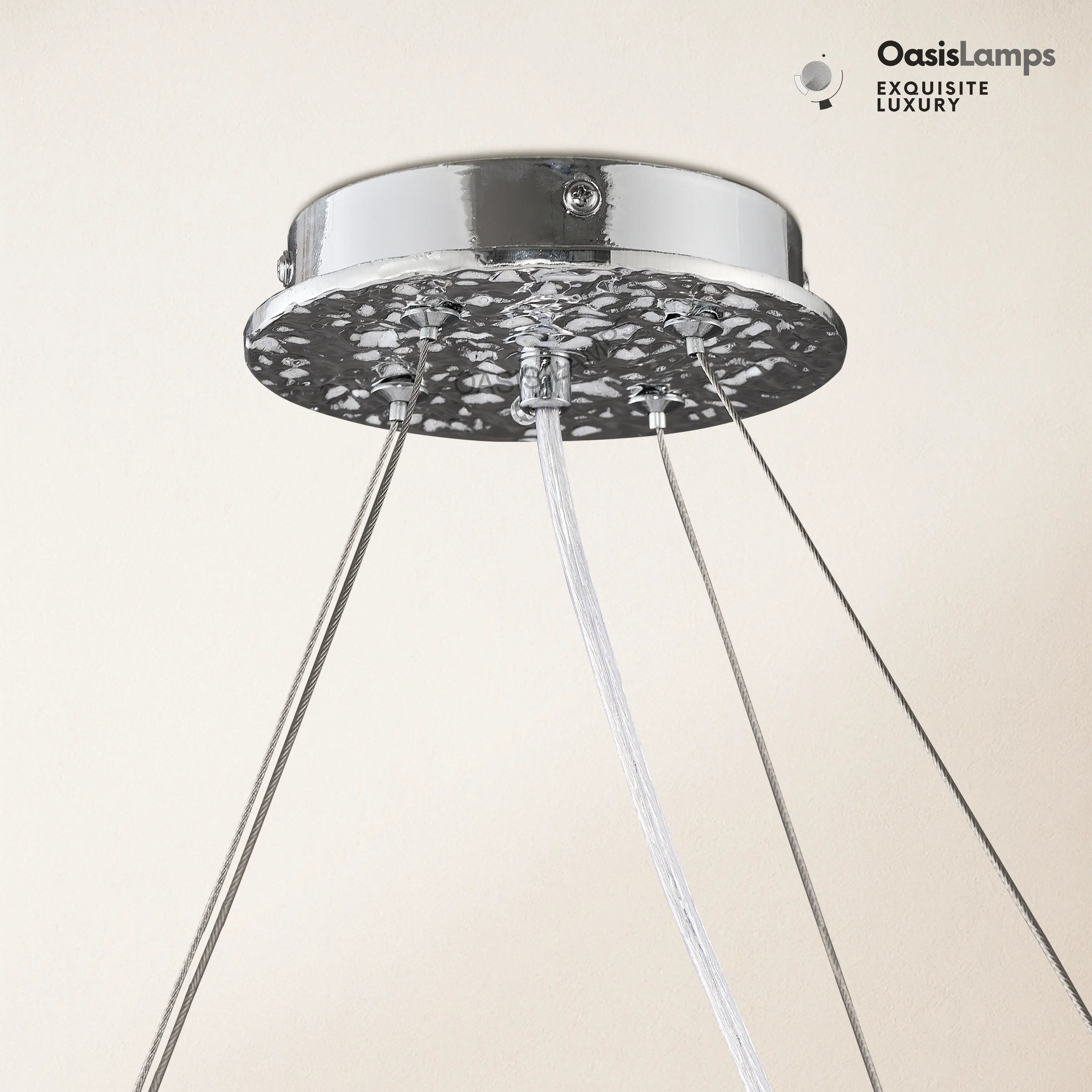 Snow Tree Branch Chandelier 47''D#Color_silver