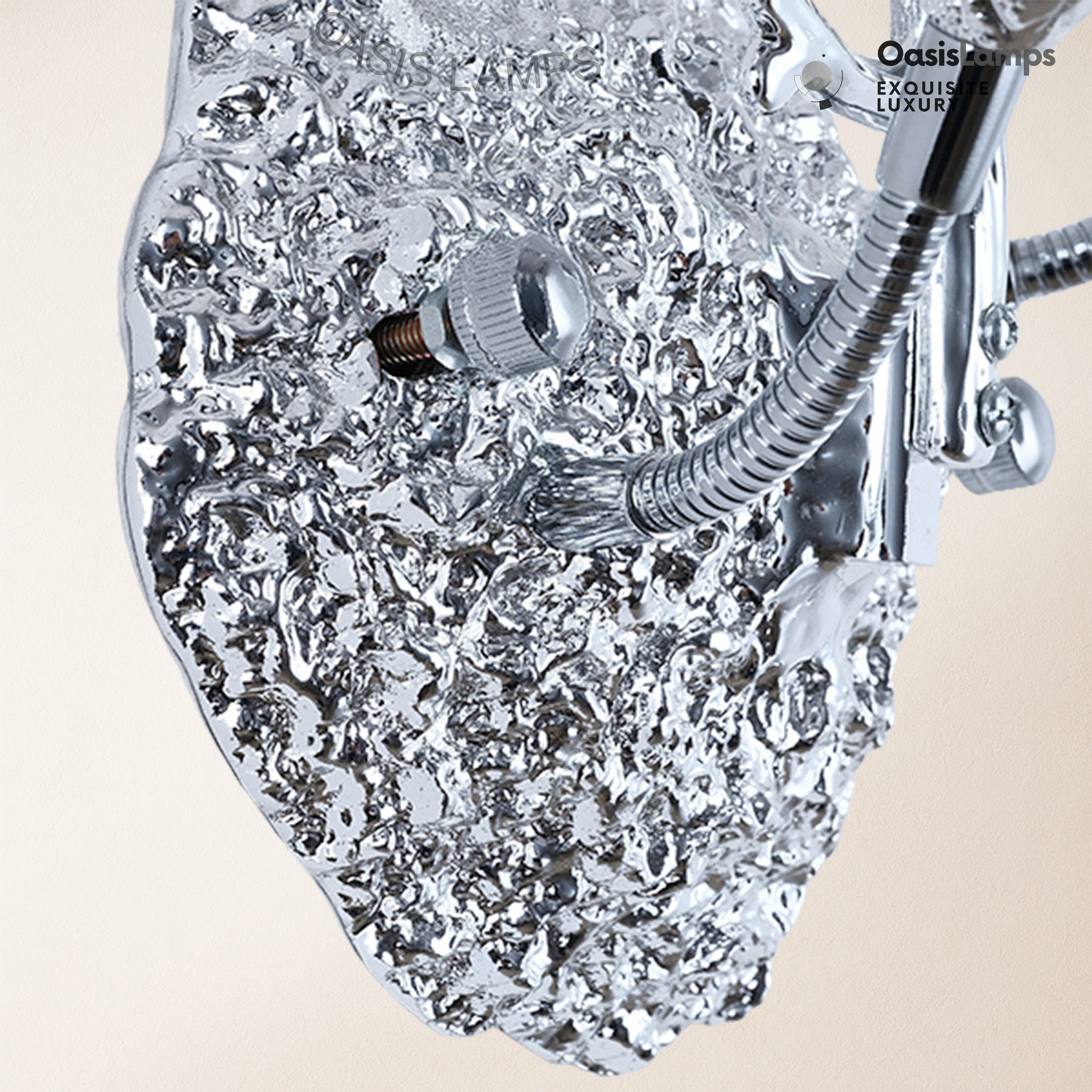 Lustre Branches Crystal Wall Sconce 10"W