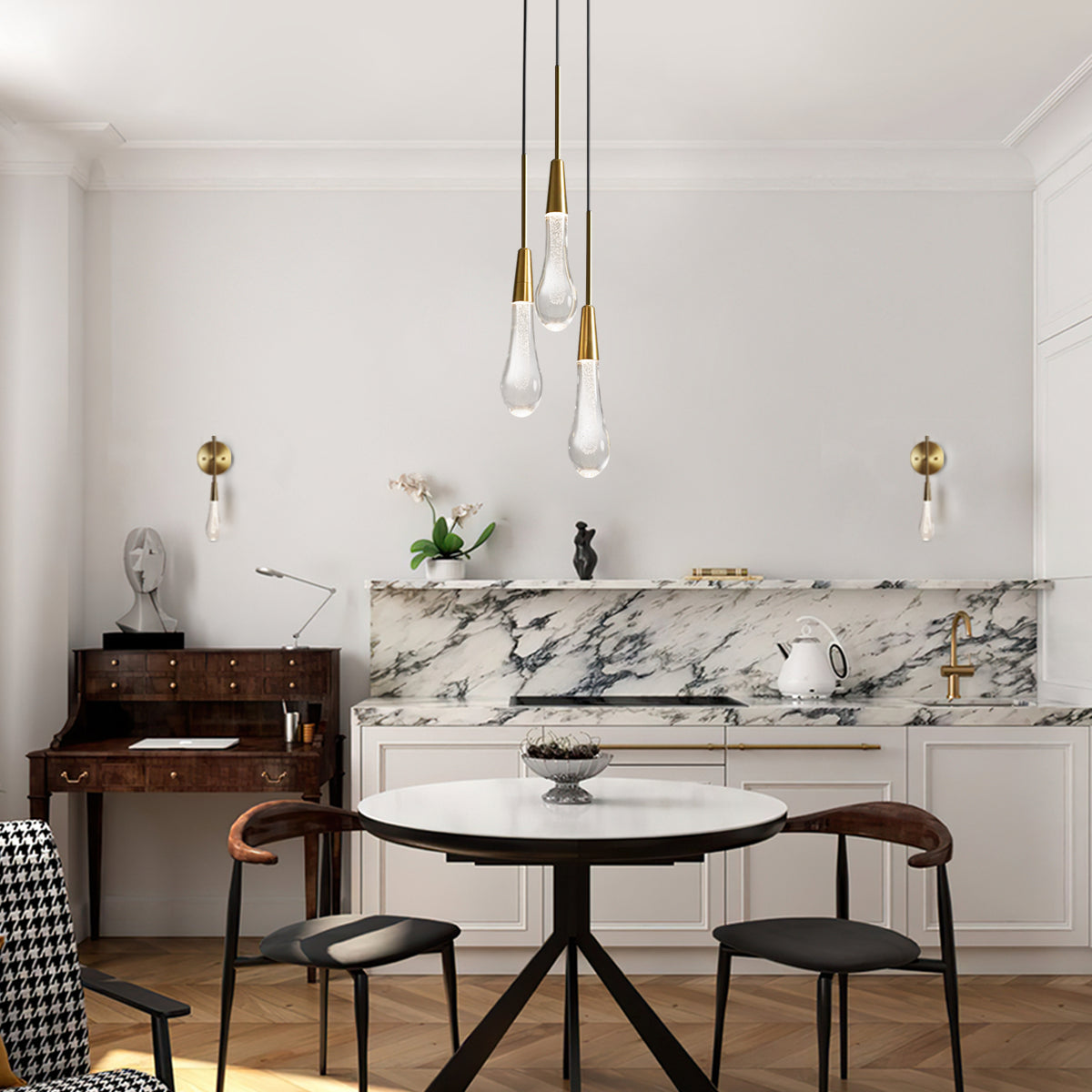Soltaire Round Pendant-3 lights 5 lights 7 lights