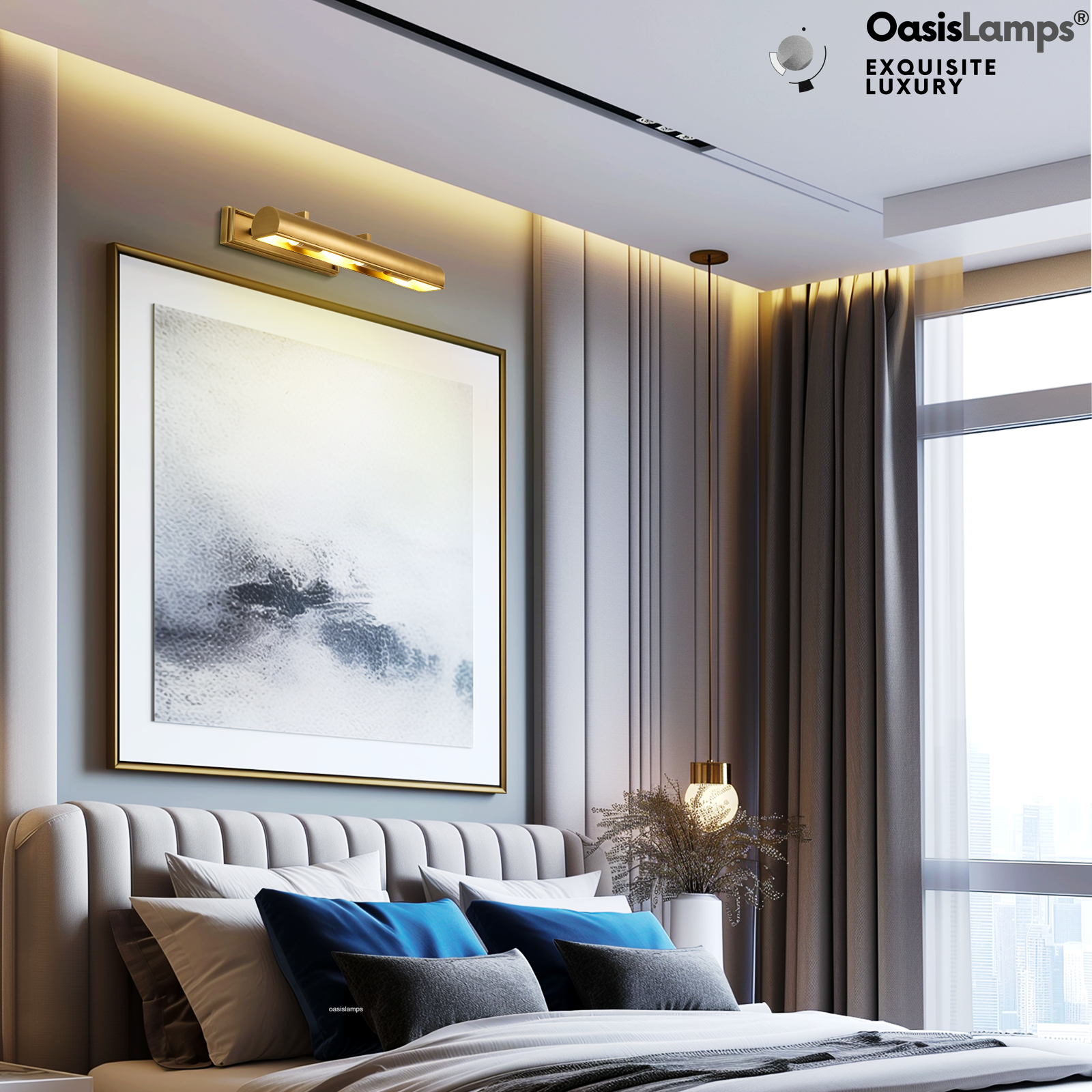 Galleria Brass/Bronze Picture Light 18" 24"#Color_Brass,size_18"