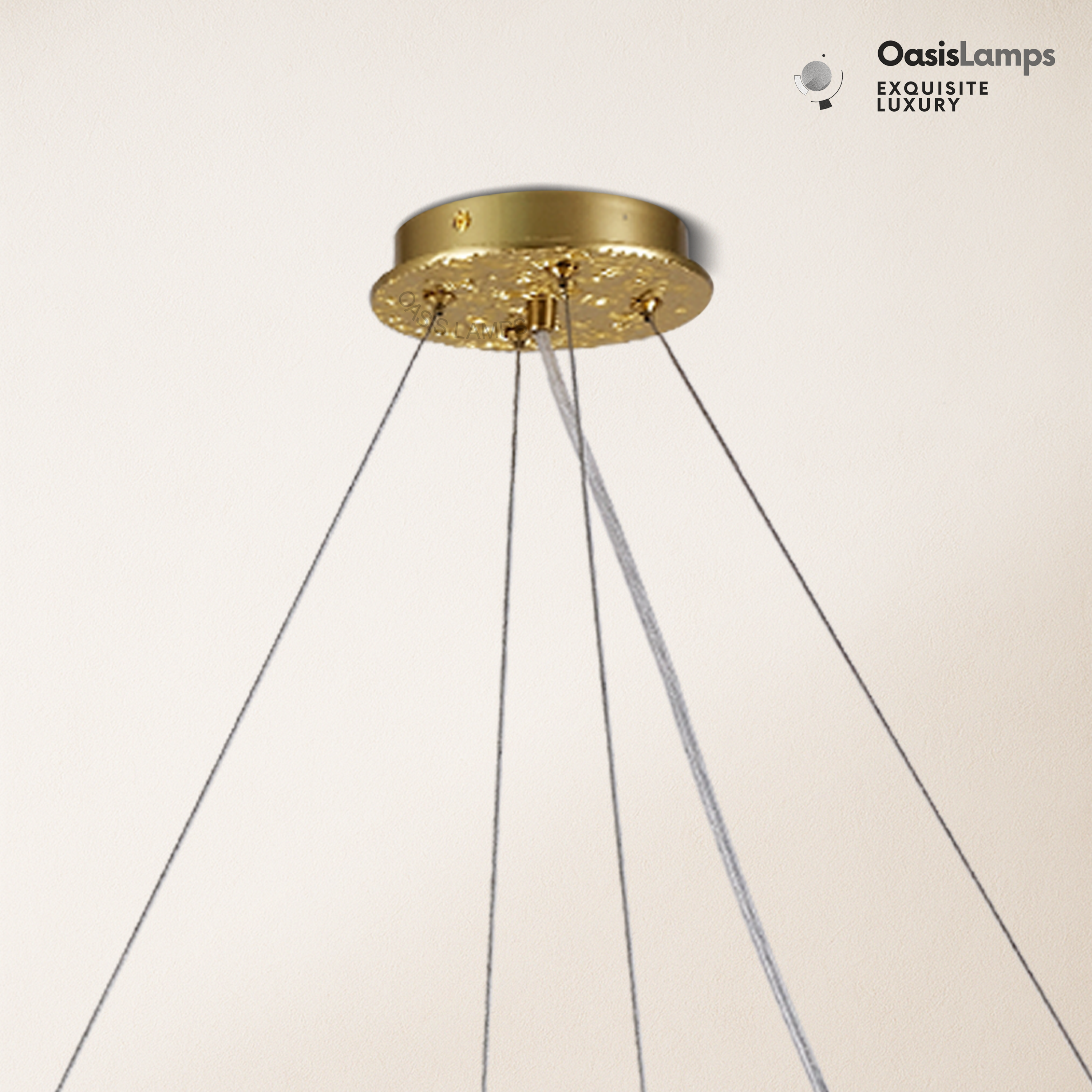 Shiro Noda Crystal Tree Branch Linear Chandelier 72"#Color_Brass,Size_L-72in