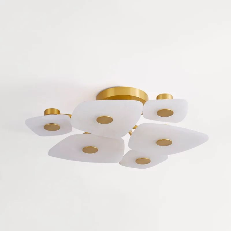 Moira Alabaster  6 Lights Surface Ceiling Light