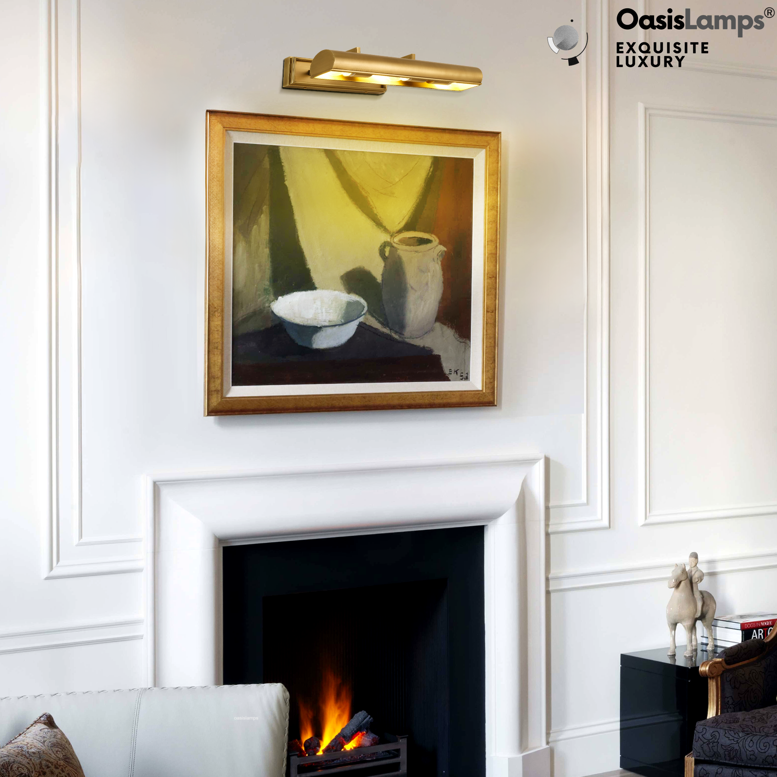 Galleria Brass/Bronze Picture Light 18" 24"#Color_Brass,size_18"