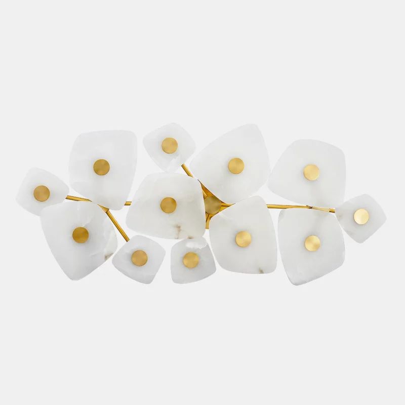 Moira Alabaster 12 Lights Surface Ceiling Light