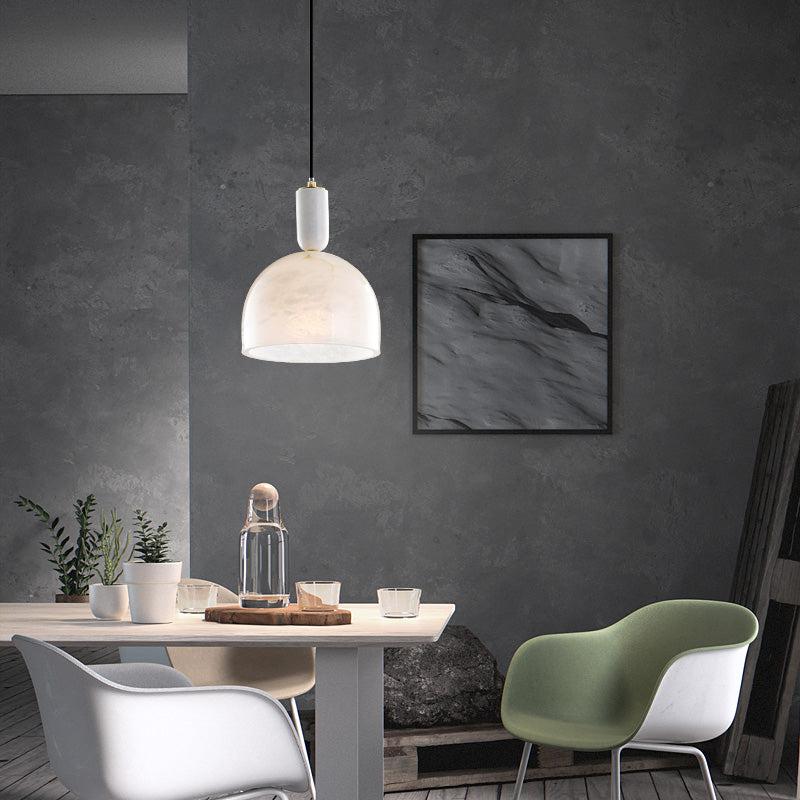 Alabaster Small Art Pendant Light