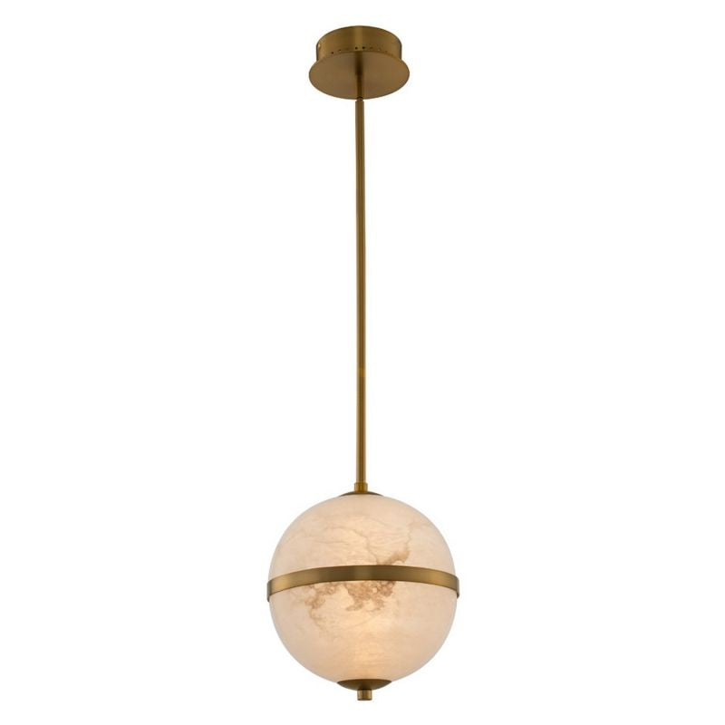 Dadaly Alabaster Small Art Canterbury LED Mini Pendant