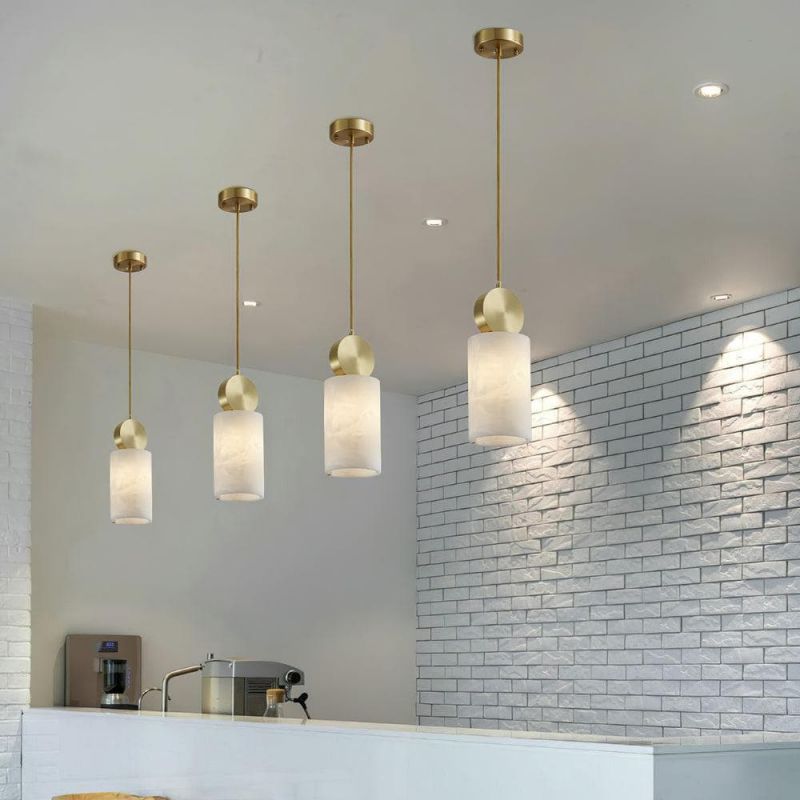 Etrusca Alabaster Small Art Pendant Light