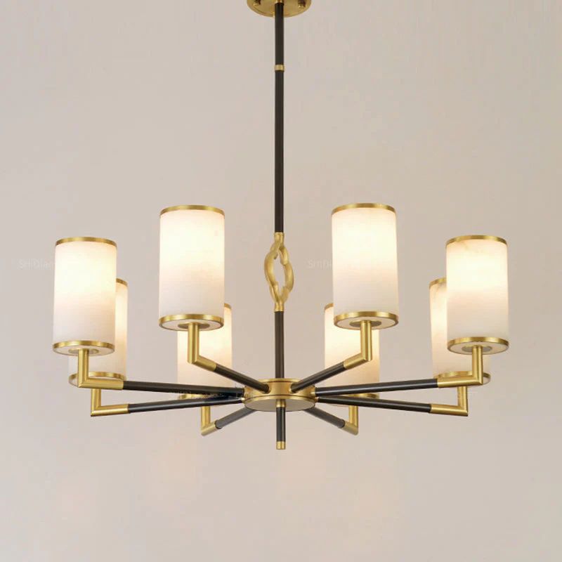 Moral Multi-layer Branda Alabaster Round chandelier