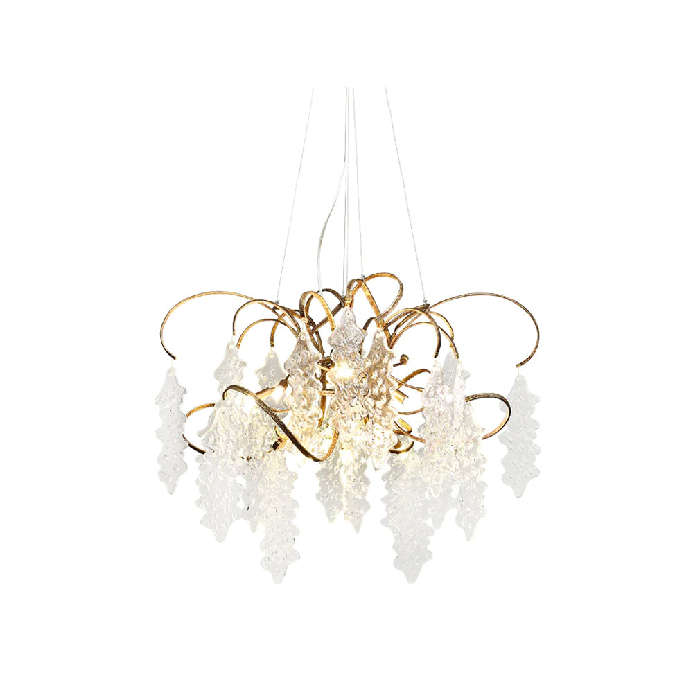 Kyle Luxury Niagara Round Glass Chandelier