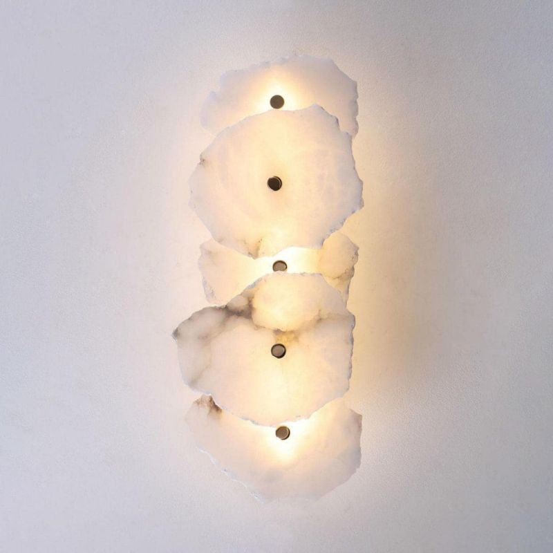 Moira Petra Alabaster Wall Lamp